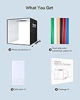 Takerers 12″x12″x12″ Photo Studio Light Box — image 8
