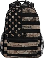ALAZA American USA Flag Desert Camouflage Backpack — image 1