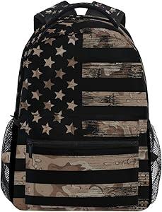 ALAZA American USA Flag Desert Camouflage Backpack Review