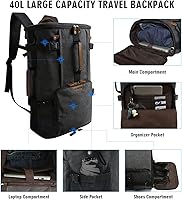 G-FAVOR Travel Backpack 40L with Laptop Sleeve — image 2