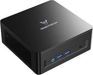 MINISFORUM DeskMini UM760 Slim Mini PC, AMD Ryzen 5 7640HS, 16GB RAM, 1TB SSD Review