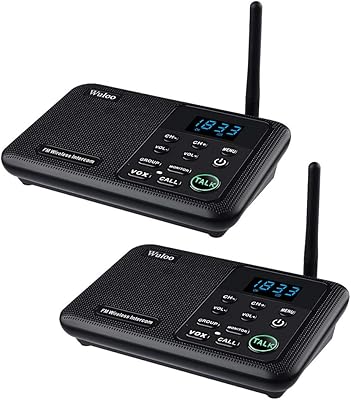 Wuloo WL888 Wireless Intercom System 2 Stations