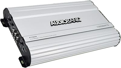 Audiobank P1004 4-Channel 1000W Car Audio Amplifier