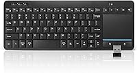 Bnnwa Multi-Device Wireless Bluetooth Keyboard with Touchpad — image 1
