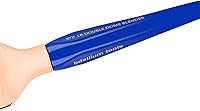 Bdellium Tools Professional Makeup Brush - Golden Triangle 972 Large Rounded Double Dome Blender - Blue — image 7