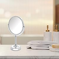 Jerdon Two-Sided Tabletop Makeup Vanity Mirror - 10X-1X Magnification — image 5