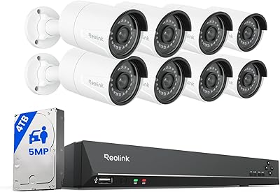 Reolink RLK16-410B8-5MP 16-Channel 5MP PoE Security Camera System
