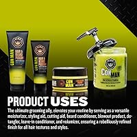 GIBS Grooming Con Man Hair & Beard Pudding, 19 Fl Oz — image 2