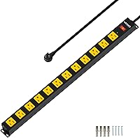 Plug'n 12 Outlet Long Power Strip — image 1