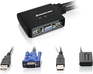 IOGEAR 2-Port USB VGA KVM Switch