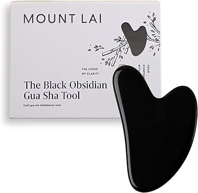 Mount Lai Obsidian Gua Sha Facial Tool