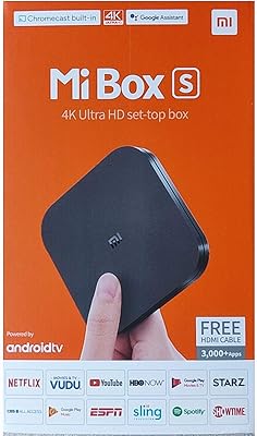 Xiaomi Mi Box S Android TV 4K HDR Streaming Media Player