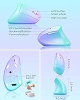 Lekvey Ergonomic Vertical Wireless Mouse — image 6