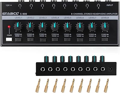 STABCL S-800 8-Channel Headphone Amplifier