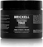 Brickell Men's Strong Hold Texturizing Pomade, 2oz — image 1