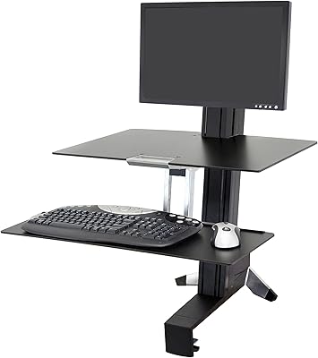 Ergotron WorkFit-S LD Single Monitor Standing Desk Converter