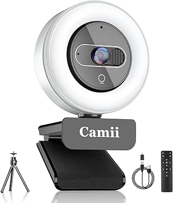 Camii 2K Webcam with Light