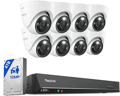Reolink RLK16-1200D8-A 12MP PoE Security Camera System