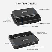 Alxum NVME M.2 SATA IDE SSD Enclosure — image 4