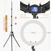 PIXEL 19″ Bi-Color Ring Light R45C — image 6