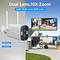 ZHXINSD Dual Lens 2K+2K Security Camera System 10CH Kit with 12.5″ LCD Monitor, 1TB HDD — image 8