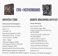 INLAND AMD Ryzen 7 7700X CPU & GIGABYTE B650 Gaming X AX V2 Motherboard — image 2