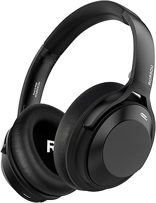 RORSOU A6 Hybrid Active Noise Cancelling Headphones