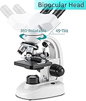 BOGRINUO Compound Binocular Microscope 40X-2000X Magnification — image 7