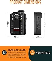 YULONGDT 128GB Full HD 1440P Body Camera — image 8