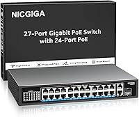 NICGIGA 24-Port Gigabit PoE+ Switch — image 1