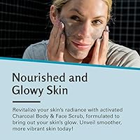 M3 Naturals Exfoliating Charcoal Scrub with Collagen & Stem Cells, 12oz — image 4