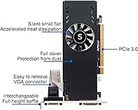 SAPLOS Radeon RX 550 Low Profile Graphics Card 4GB GDDR5 — image 2