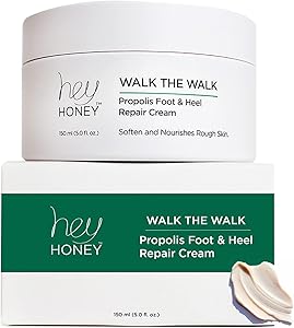 Hey Honey Walk the Walk Propolis Foot & Heel Cream 5oz Review