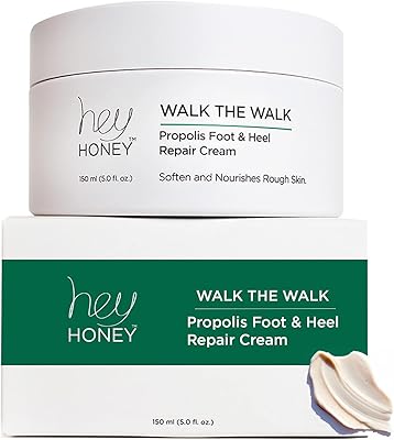 Hey Honey Walk the Walk Propolis Foot & Heel Cream 5oz