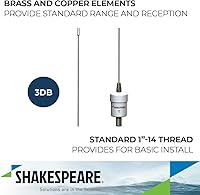 Shakespeare 5215 3' Stainless Steel Whip Antenna — image 3