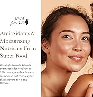 100% PURE 2nd Skin Lightweight Serum Foundation Shade 1 1.18 Fl Oz — image 2