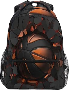AUUXVA Basketball Art Backpack Review