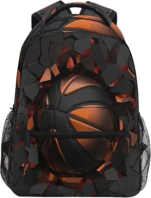 AUUXVA Basketball Art Backpack