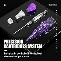 Mast Tattoo Pro2 Needles Cartridges #10 Bugpin 50 Count Mixed Round Liner Sizes — image 7