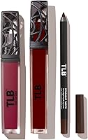The Lip Bar Vegan Lip Kit - Straight Facts Lip Liner, Rich Auntie Liquid Matte Lipstick, Vixen Lip Gloss — image 1