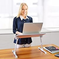 Amazon Basics Adjustable Tray Table Lap Desk 13″x24″ — image 3