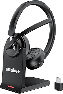 awatrue EH11 Wireless Headset with Mic