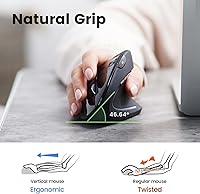 Perixx PERIMICE-813B Bluetooth Vertical Mouse — image 2