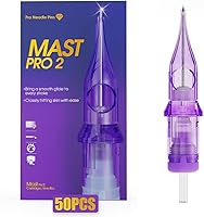 Mast Tattoo Pro2 Needles Cartridges #10 Bugpin 50 Count Mixed Round Liner Sizes — image 1