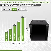 NavePoint 12U Server Rack Enclosure — image 3