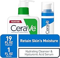 CeraVe Hydrating Face Wash & Hyaluronic Acid Serum Set 19oz + 1oz — image 2