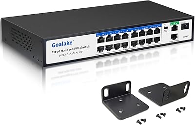 Goalake 19-Port PoE Switch 240W
