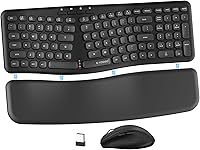 E-YOOSO Ergonomic Wireless Keyboard and Mouse Combo — image 1