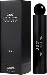 Perry Ellis 360 Collection Noir for Men Eau de Toilette Spray 3.4oz