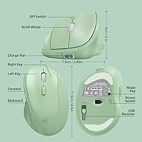 Micropack MP-V01B Ergonomic Vertical Wireless Bluetooth Mouse — image 4
